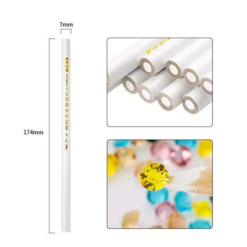 1/5ks ľahko vyzdvihnúť kamienok Gems Crystal Picker Wax Pen Profesionálne klince na nechty na nechty