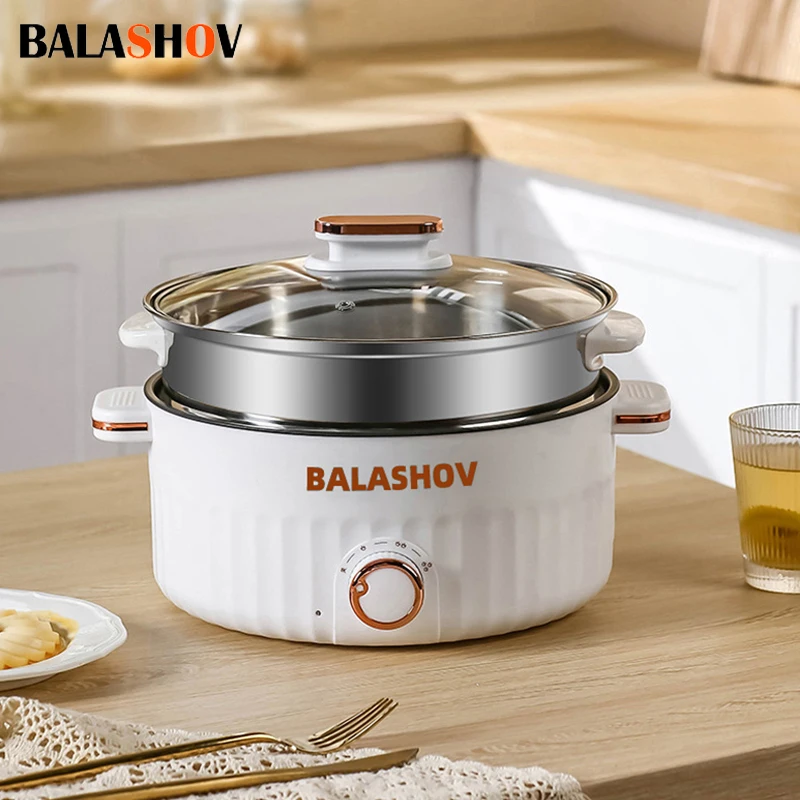1,5L 3L Prenosný elektrický ryžový sporák Multifunkčný panvicový riadový riad pre kuchyňu a domáce zariadenie 110V 220V EÚ/US Plug