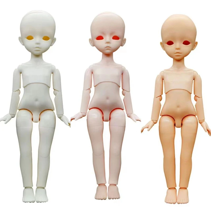 1/6 BJD Body Accessories pre 28 cm hlava vinylovej bábiky bez make -upu