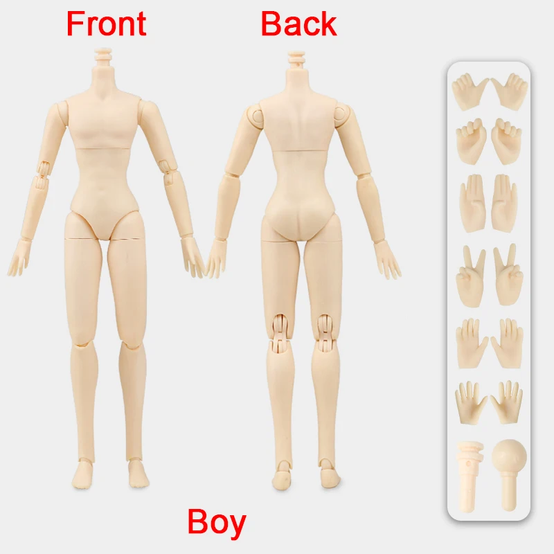 1/6 bábik Body OB 24 veľkosti pohyblivé kĺby Blyth Boy Girl Doll Body 19 Spoločný azón 1/6 BJD OB24 Anime Girl