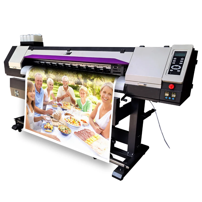 1,6 m XP600 Digital Inkjet Veľký obraz Vinyl Sticker Printing Veľkoobchod Flex Banner Canvas Eco Eco Solvent Printter