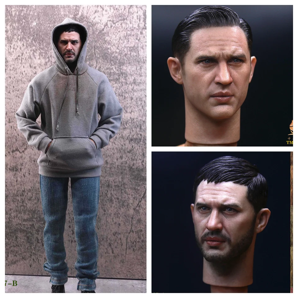1/6 mierky akčné figuríny Doll Adsessory Tom Hardy Head sochárske alebo sveterské džínsy pre zberateľské postavy model B447