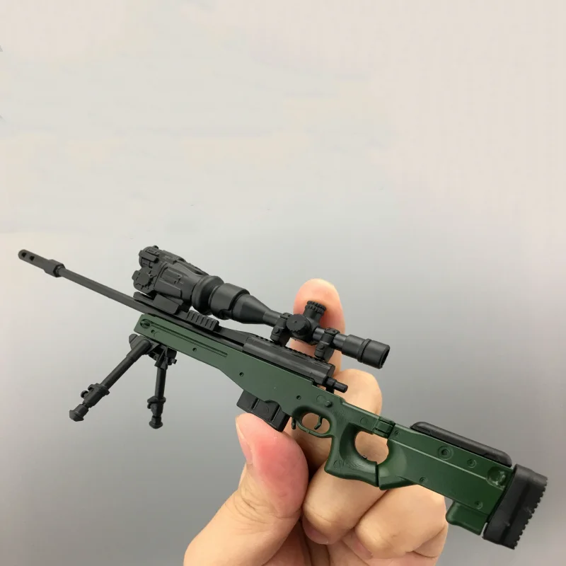 1/6 mierky AWM Sniper Rifle Rifle Model Weapon Model Kit Soldier Accessories