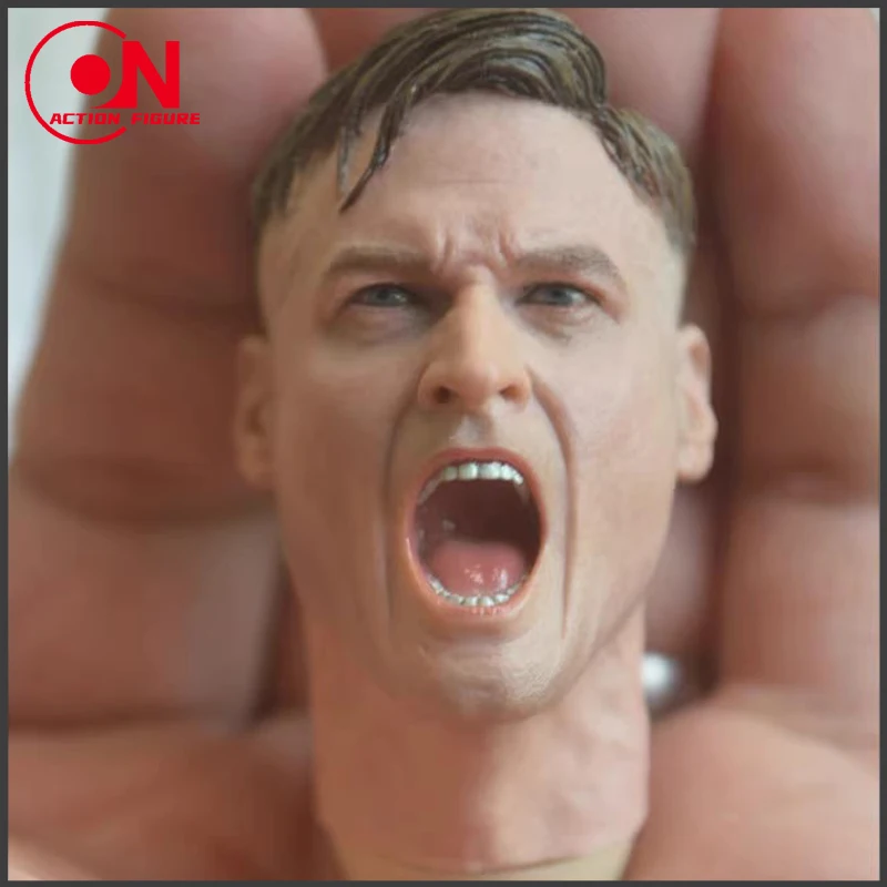 1/6 stupnice druhá svetová vojna, nemecký strojový zbraň, kričal hlavu sochárka mužského vojaka, rezbársky model Fit 12 -palcová akčná figúrka tela