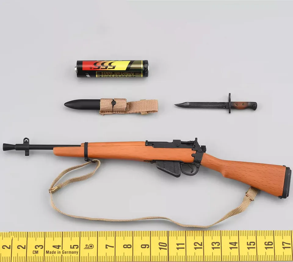 1/6 Ujindou UD9015 Séria druhej svetovej vojny British Chindit Long Range Mjanmarsko 1944 Mini Toys Weapon Model Lee-Enfield PVC Material nie je skutočný