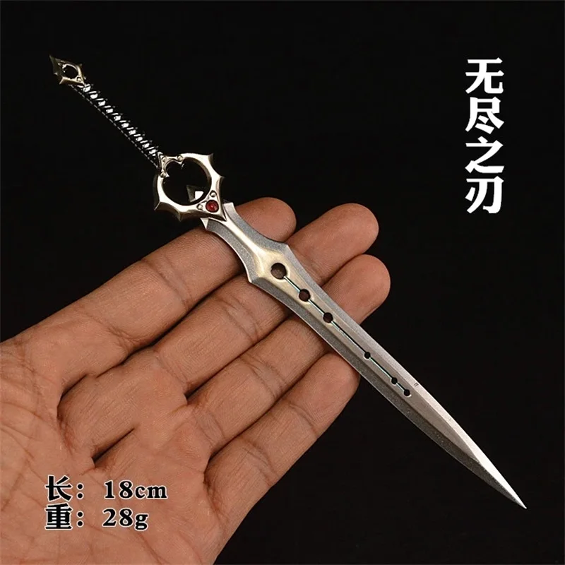 1/6 zliatinovej zbrane nekonečná čepeľ s dvojitým hranom modelu hračky Fit 12 '' 'Action Figure Sourier Scene Equipment na sklade