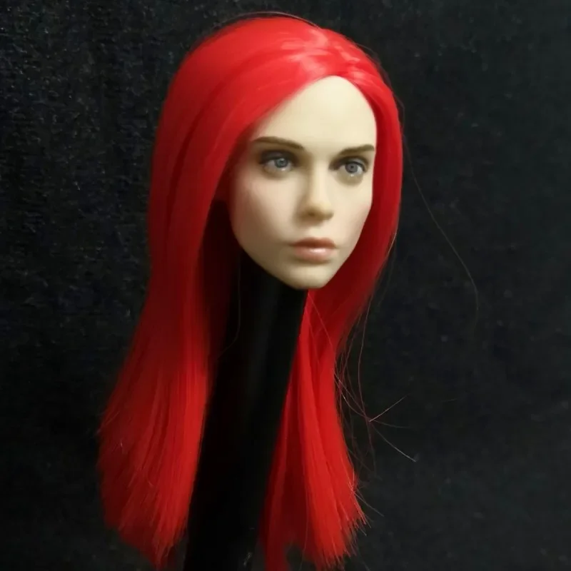 1: 6 Červené vlasy Europe Beauty Červené dlhé vlasy