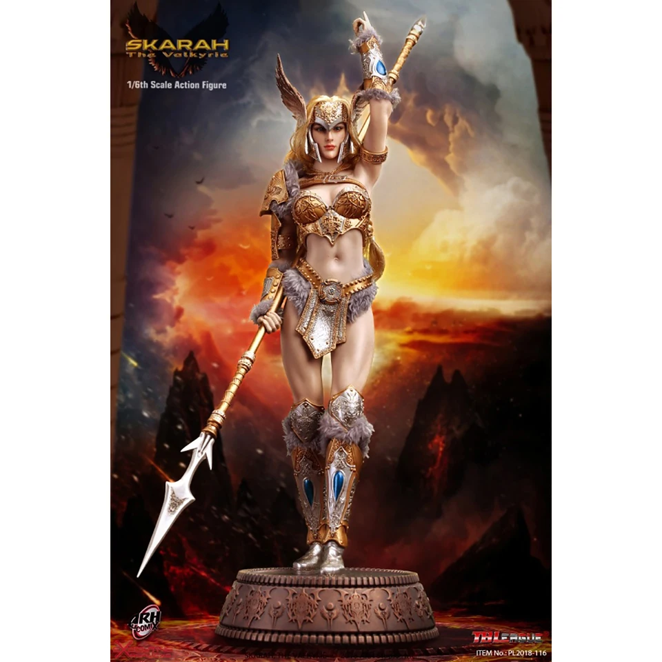 1/6 ženského vojaka PHICEN TBLEAGE PL2018-116 NORWEGIAN VALKYIE AKCION Silikone Doll