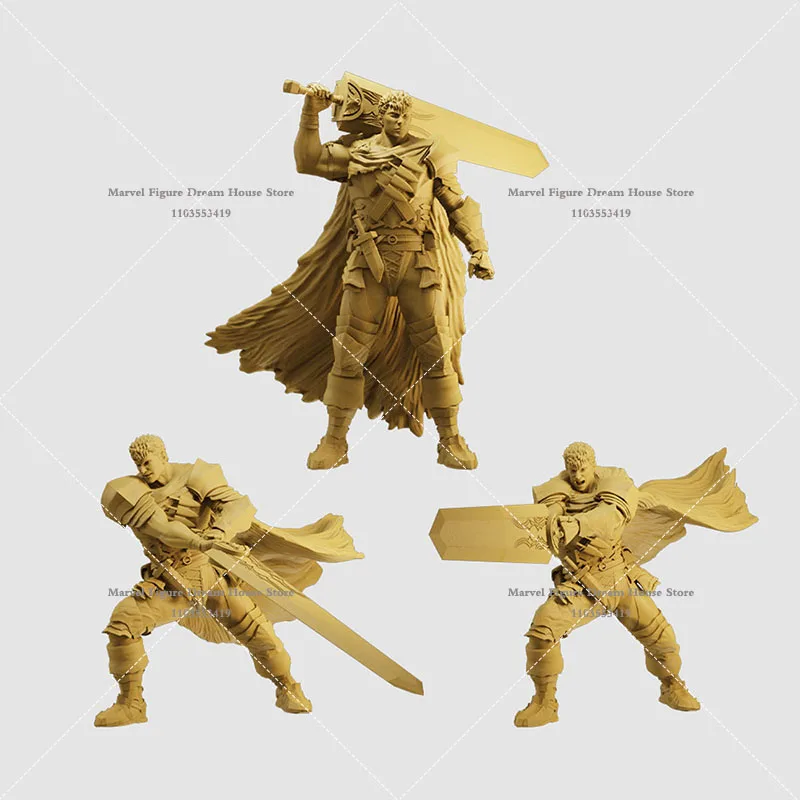 1/64 1/43 miniatúrna scéna Doll Adseld White Model Un-Panited Mechanical Arm Great Sword Slayer Guts 3D tlačiareň Obrázok