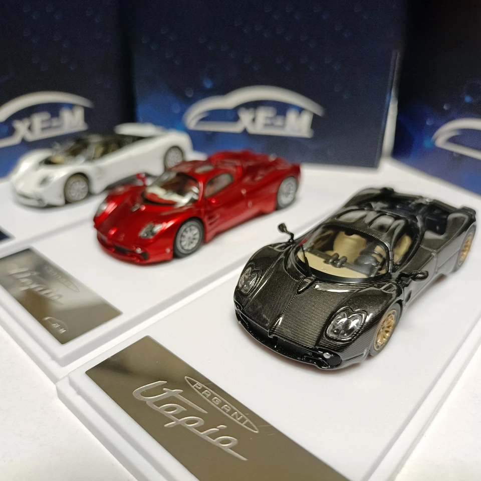 1:64 mierka Diecast zliatiny Pagani Utopia Supercar Toys Cass Classics Nostalgia dospelých