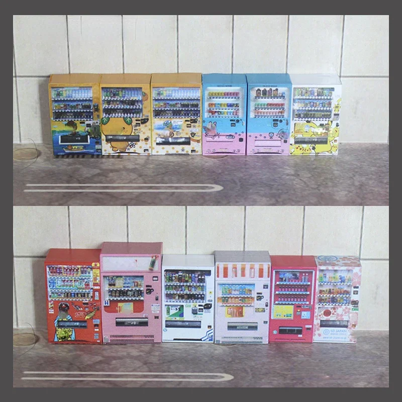1/64 mierka Diorama Vending Machine Model City Street Vinging Machine Scene Display Ress Model Model Collection Collection Gift
