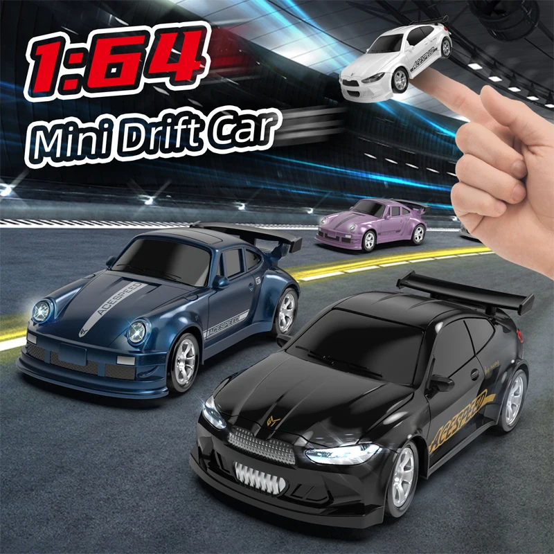 1/64 RC CAR DISTOPTIOP DISTOBICKÉ OVLÁDANIE HOODNÉ HOODNÉ SNÚTORNÉ DRIFT DRIFT CAR RC MINI RACING 2.4G Simulation Toy Model Boy Darček