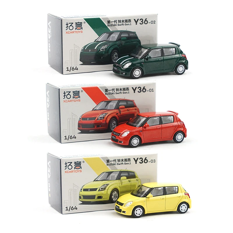 1:64 Suzuki Swift Wagon-R Diecast zliatiny a plastový model automobilu