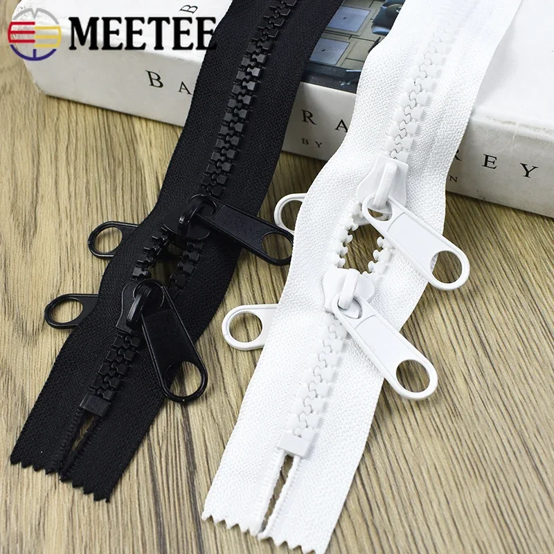 1-6m 10# Zatknutia šitia Živita Zippery Extra veľký zipsový vonkajší stan Double Sliders Zips Long Zips Lock Opravy príslušenstvo