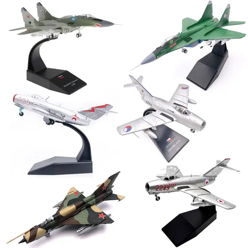 1/72 a 1/100 MIG Series Vojenské stíhacie lietadlá zliatina Aircraft SIMULACT MODEL MODEL HOTBOL PRODUKTY ZBRADENIE ALEBO DARČEK