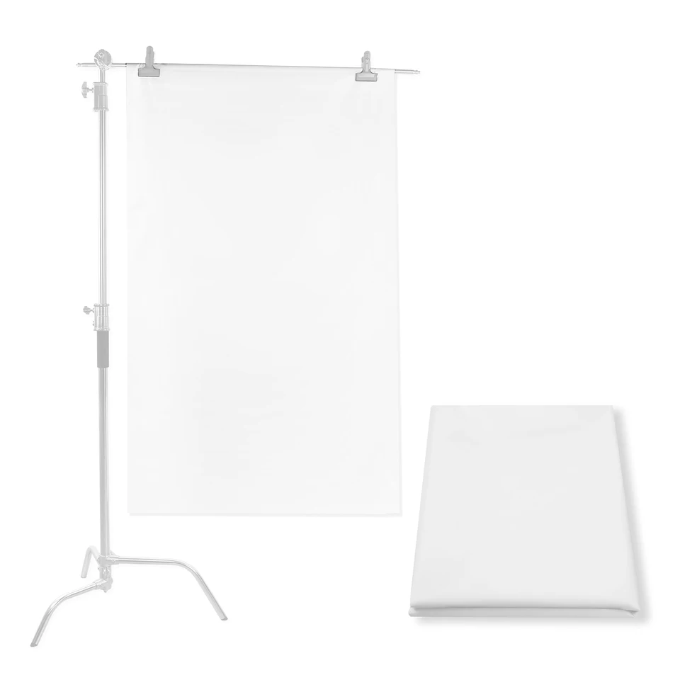 1,7x1m nylonová hodvábna biela difúzna tkanina Prieštrový modifikátor svetla pre fotografické osvetlenie Softbox a ľahké stany