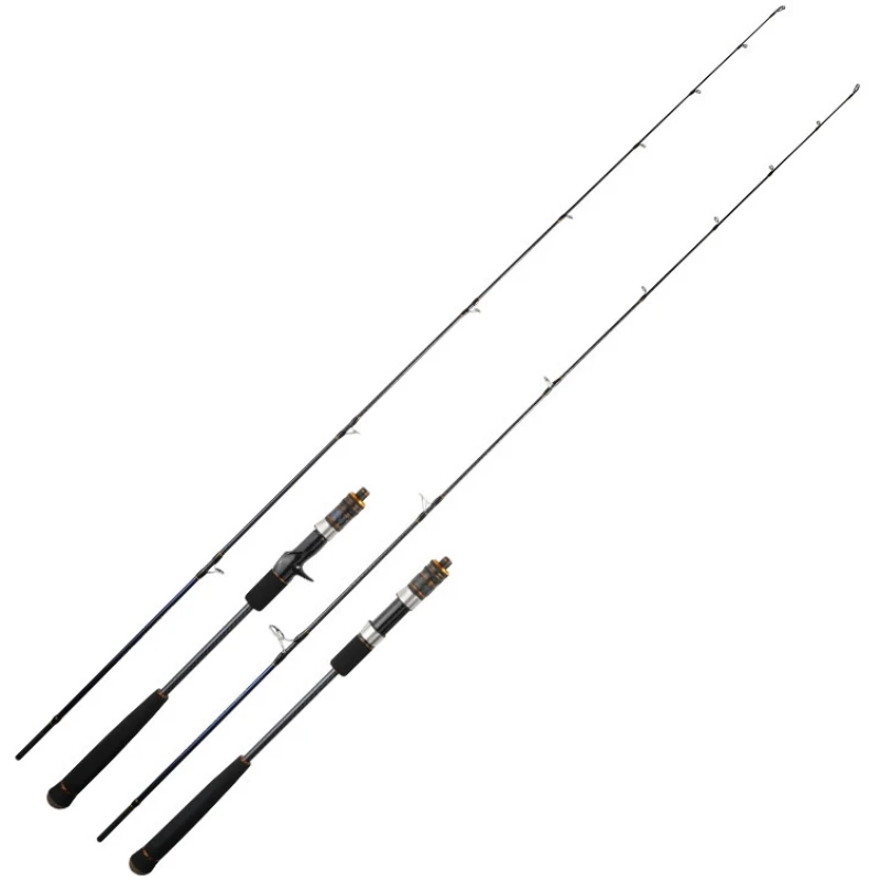 1,8/1,95 m 6feet Solid Carbon Slow Jigging Rod Fuji Vedúci krúžky silné MH Power Blue Sea Grouper Loď rybárska tyč Lure 80-300G