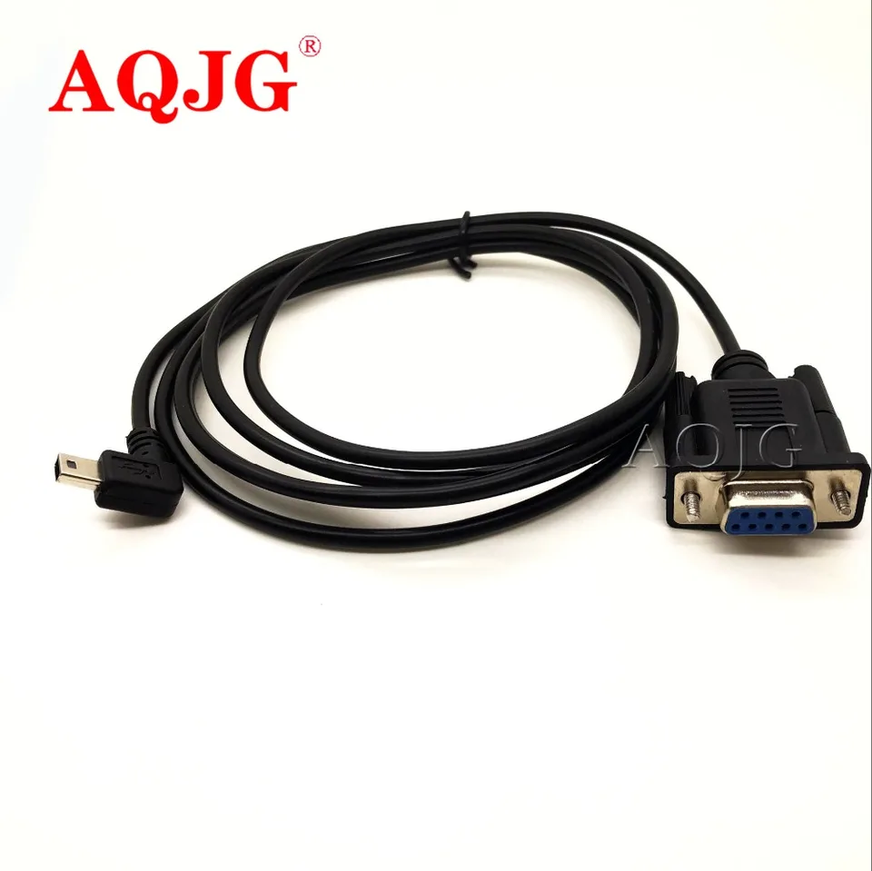 1,8 m 6 stôp DB9, samica konektora na USB Mini 5 PIN Muž RS232 káblový adaptér AQJG