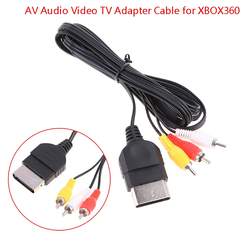 1,8 m kompozitný kábel adaptéra Audio Video TV pre kábel Xbox 360 Audio HD