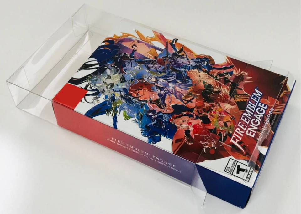 1 chránič boxu pre Nintendo Switch Fire Emblem Engage: Divine Edition Game Video Video Special Edition Clear Display Case Collect Box