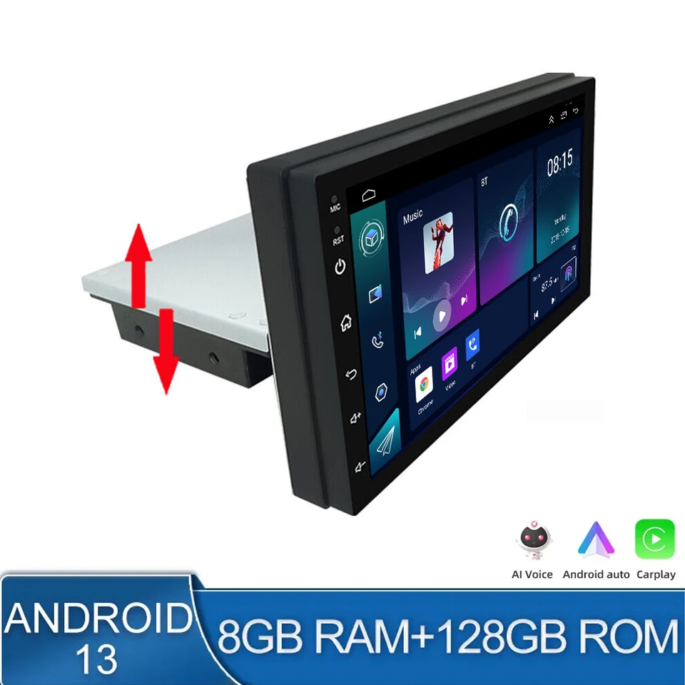 1 DIN Android 13 4G sieť 7 -palcový automobil Radio Multimedia Video Player 1Din Navigation GPS FM pre Nissan Kia Honda VW