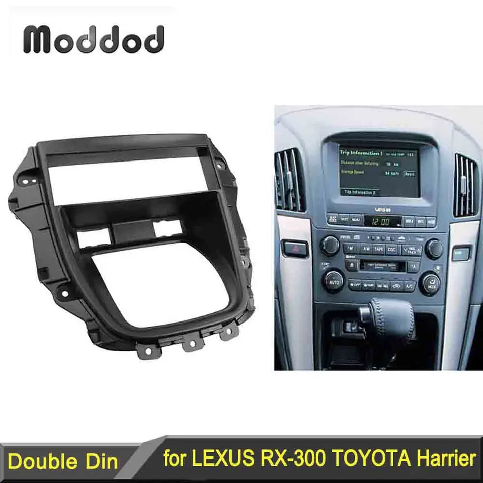 1 DVD Panel DVD Stereo Player DVD pre Panel Lexus RX-300 RX300 Toyota Harrier Radio Fascia Repit Dash Dash Inštalácia Kit Audio Frame