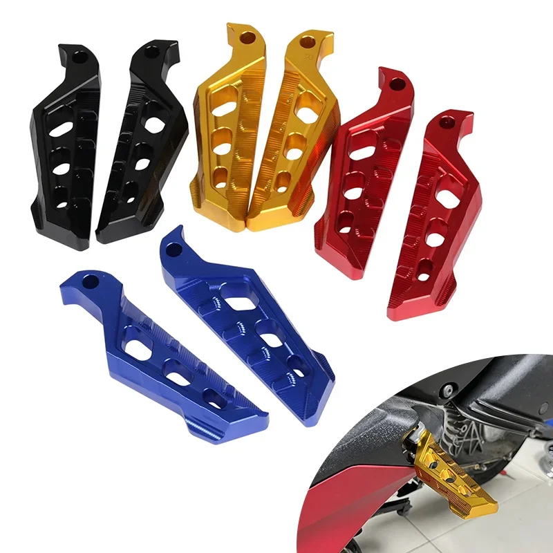 1 Dvojica motocyklových zadných cestujúcich Footrest Foot Foot Pedals Pedály pre Yamaha Xmax300 XMAX250 XMAX125 XMAX 300 X-MAX 250 125 400