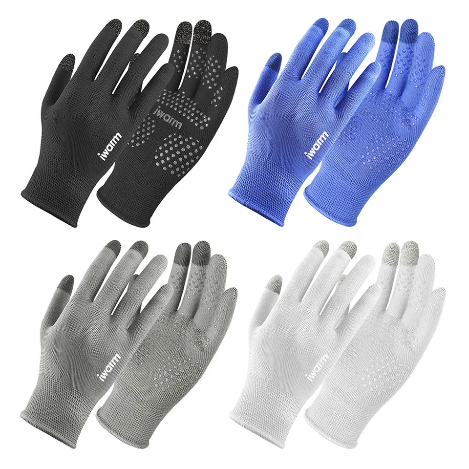 1 Dvojica Plné prsty rukavice vodotesné cyklistické rukavice proti skĺznutiu Thermal Fleece Ruka