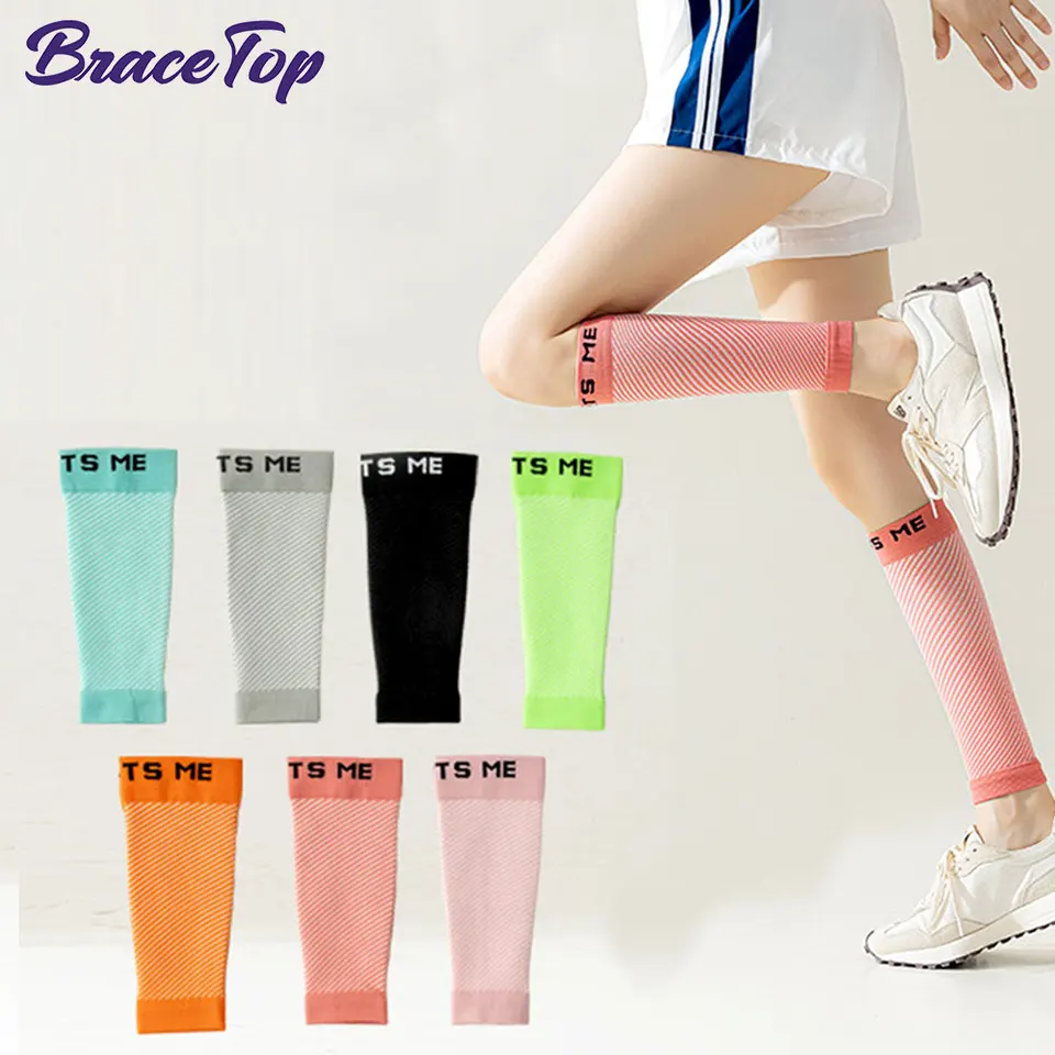 1 Dvojica Sport Calf Compression Ruckve, 23-32mmHg holenná dlahová kompresná rukáv obnovte kŕčové žily, roztrhané teľa a zmiernenie bolesti