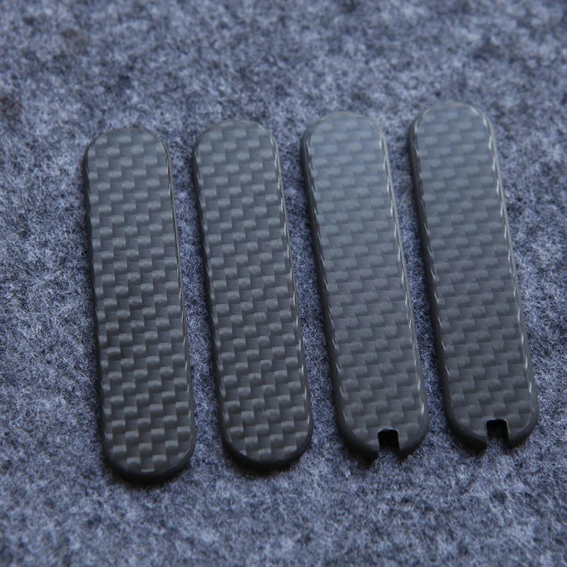 1 Dvojica Uhlíkových vlákien Nožové váhy z uchopenia Patches pre 58 mm Victorinox Švajčiarske armádne nože Klad
