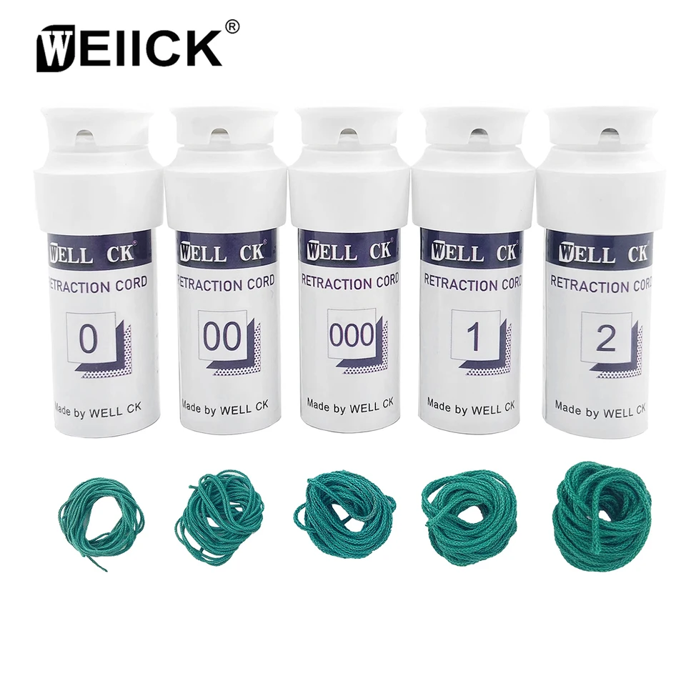 1 fľaša zubné jednorazové závit Gingival RAKLIVE ZELENÁ PLETNÁ BATNÁ BATNÁ GUMA LINE Zubný materiál Úsolková veľkosť 0 00 000 1 2