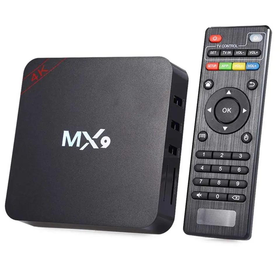 1 GB 8 GB 4K Android 11.0 Video Equipments WiFi Multimedia Player WiFi médium prehrávač Smart TV Box MX9 TV Box Set Top Box