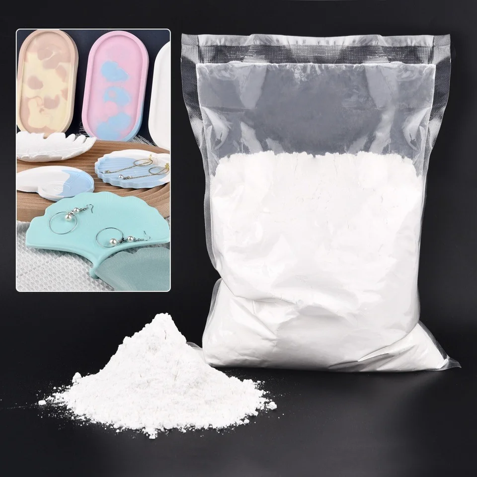 1 kg/2,2 lb sadrového práškového modelu sochárska forma, remeselnícke materiály, ručne vyrábané šperky pre domácich majstrov, biele sadry