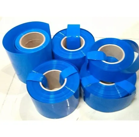 1 kg Veľkosť Voliteľná modrá PVC Tepelná zmrštenie rúrky Horúca batéria Model Model 18650 Izolačné puzdro na zmrštenie batérie