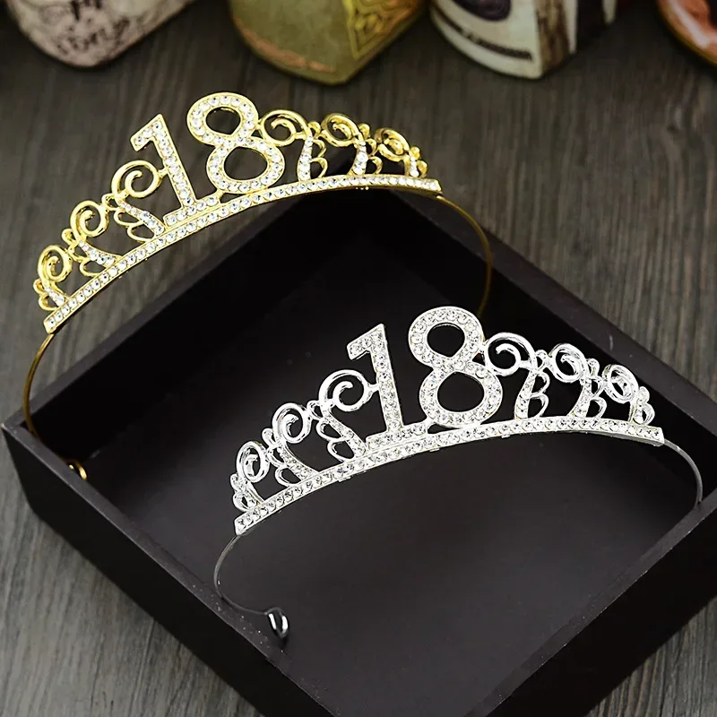 1 ks 18. narodeniny princezná koruna čelenka krištáľová svadobná korunka Hairband Ženy hlavy na vlasy