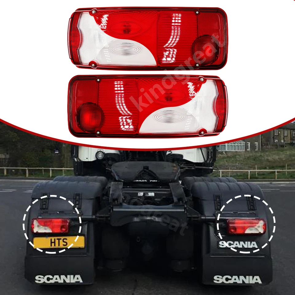 1 ks 24 V zadná lampa Truck 1756754 1756751 pre Scania R114 R124 R144 R420 R620 R500 P400 P450 R730 G400 G460 TACK TRACK LAMP