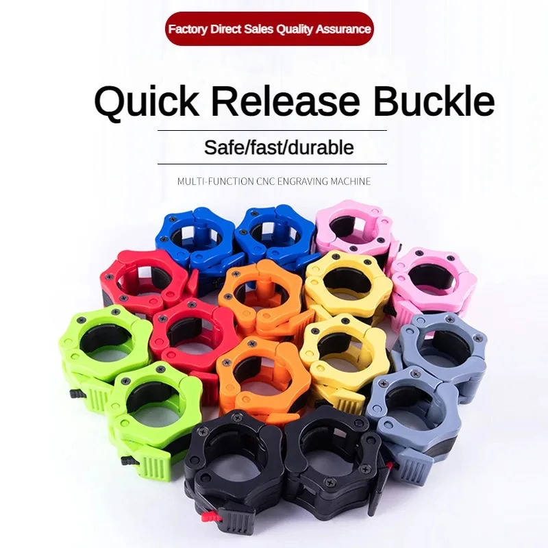 1 ks 25/28/30 mm rýchle uvoľnenie Barbell Clamps Spin Lock Lock Barbell Collars Hmotné tyče Klipy pre vzpieranie a silový tréning