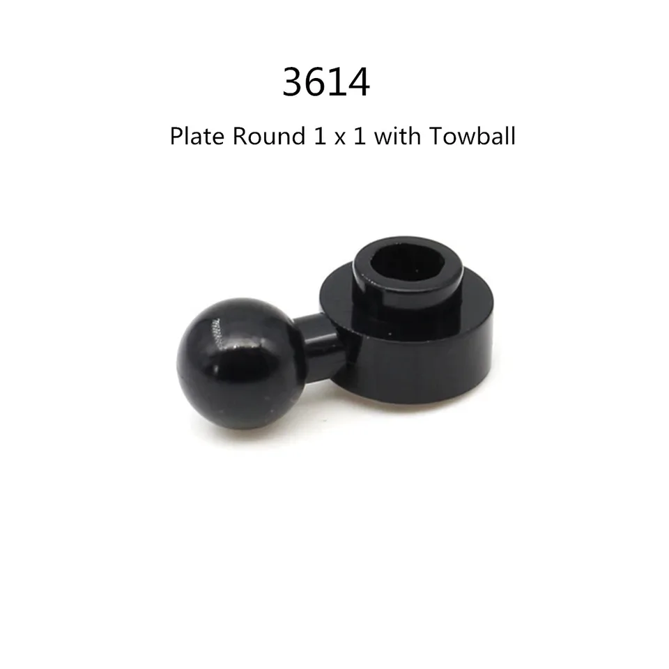 1 ks Budovy Bloky 3614 Plate Round 1 x 1 s kolekciou Towball Modulárna modulárna hračka GBC pre high-tech detské darčeky MOC
