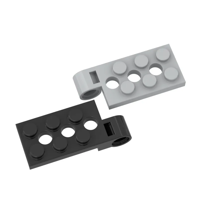 1 ks Budovy Bloky 98286 43045 Brickp Brick Range Plate 2 x 4 s otvorom PIN a 3 otvormi - horná objemová modulárna modulárna hračka GBC hračky MOC MOC