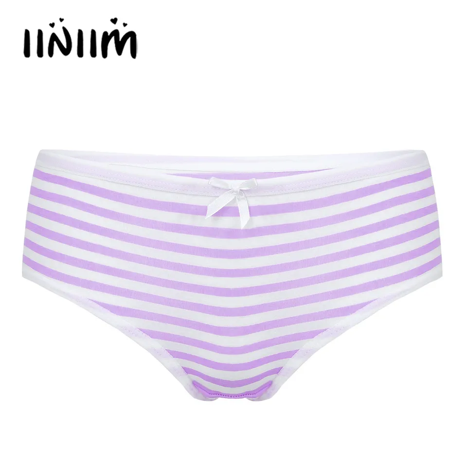 1 ks Dámske bikiny Bikini nohavičky s nohavičkami s prúžkami