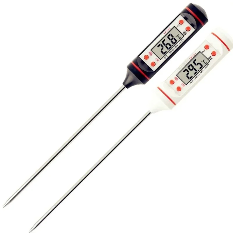 1 ks Elektronické digitálne potraviny Termometer pre tortu Candy Fry BBQ Food Mäso Teplota domácich teplomerov s dlhou sondou