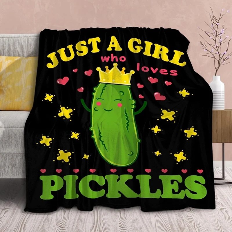1 ks nakladanú prikrývku Funny Gift Pickle Pickle Drave Deliget Pickle Purchle Plnené zviera pre pohodlný plyšový