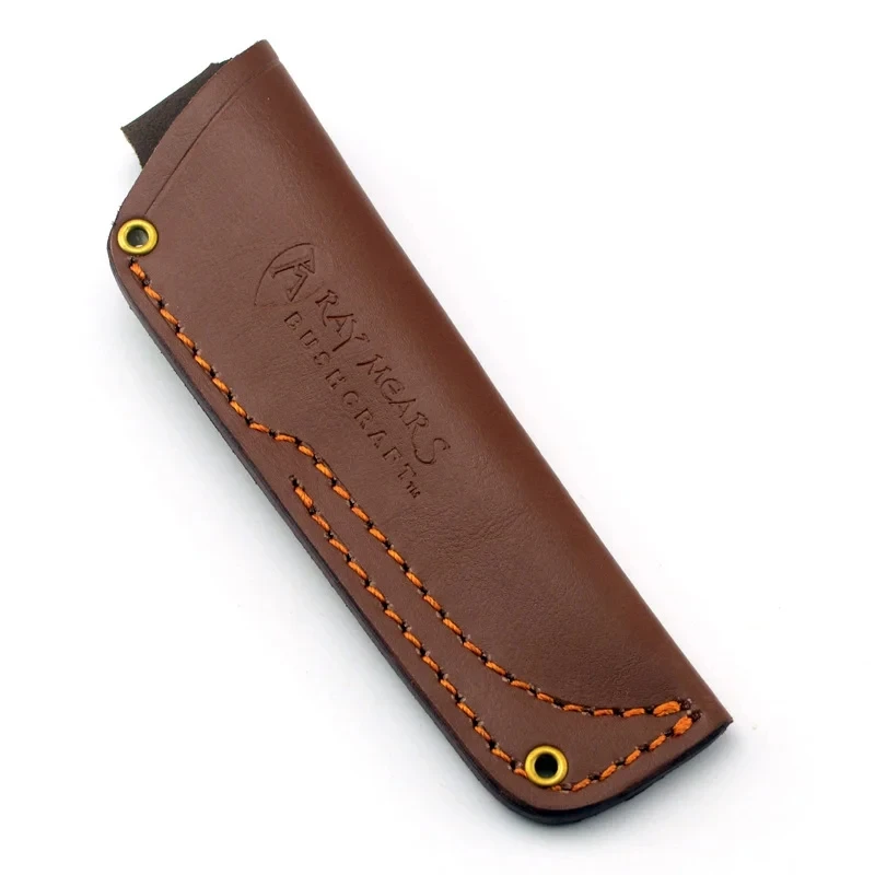1 ks prvá vrstva CowHide Leather Small Straight Nôž na puzdro pre puzdro pre bushraft mears