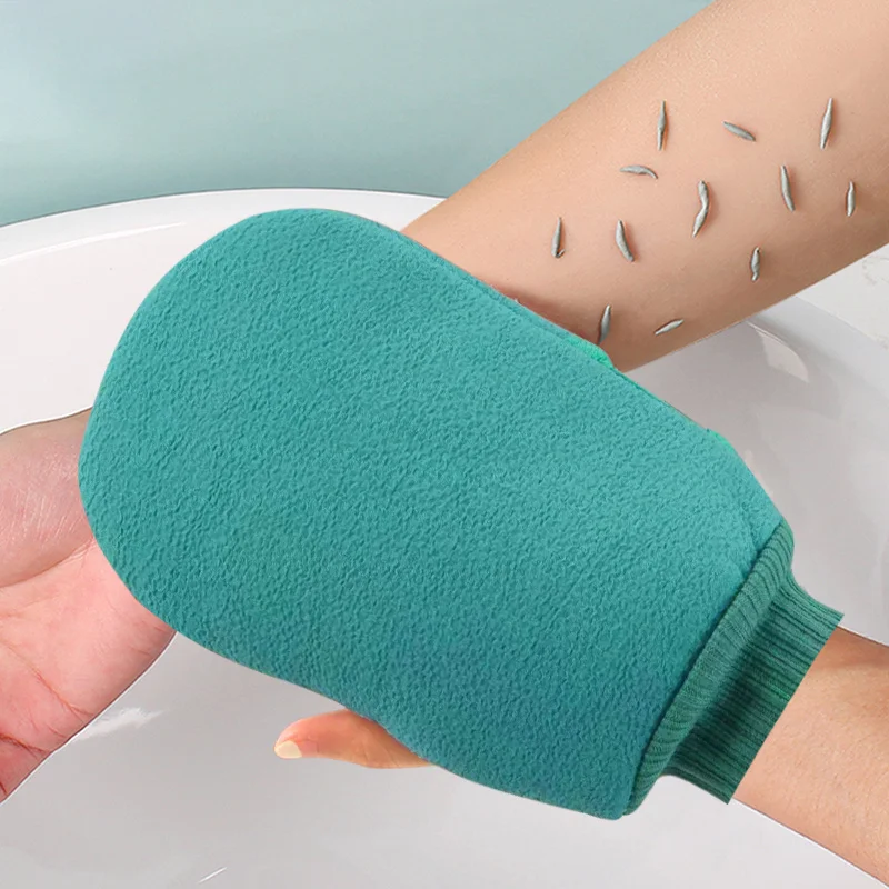 1 ks Set sprcha Exfoliačné telo čistenie rukavíc odumreté kožné rukavice sprchové telo kefka