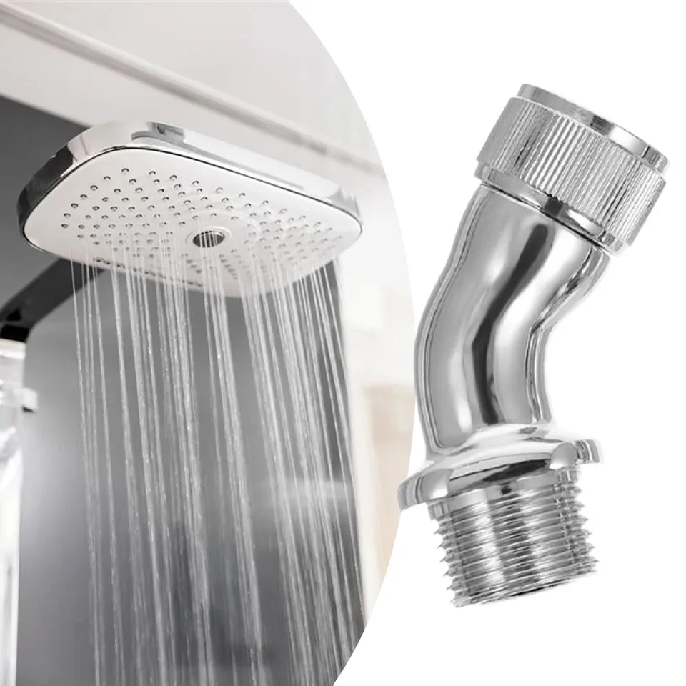 1 ks sprchový lakťový adaptér 45 ° uhlový kúpeľňa mosadz DIY Extender pre sprchovú hlavu G1/2 sprchová hlava Vysoko kvalitná nová