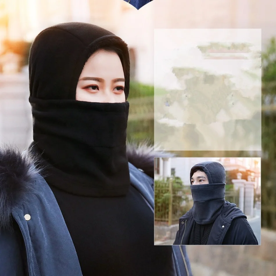1 ks veterná zimná cyklistická maska ​​na cyklistickú masku Warm Fleece Head Cover Anti Cold Flying Tiger Hat pre vonkajšiu jazdu
