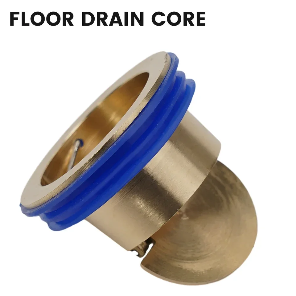 1 ks Way Valve Shower Drainer Kanaliza Kanaliza Kúpeľňa Kúpeľňové príslušenstvo Copper Tesnenie Závodový pokrytý protivníkový artefakt