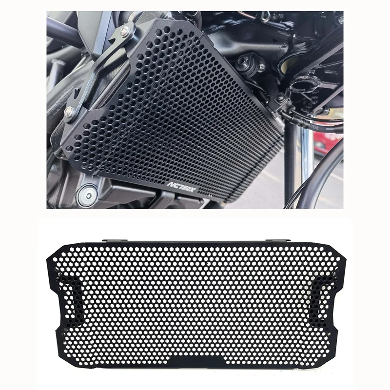 1 ks Čierny motocykel radiátor mriežky Grill Cover Cover Chráni pre Honda NC750S NC750X 2014-2020 NC700N NC700X