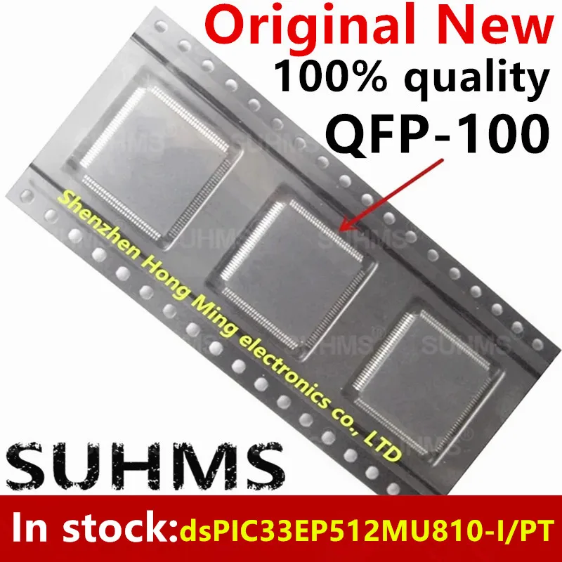 (1 kus) 100% nový DSPIC333EP512MU810-I/PT DSPIC33EP512 MU810-I/PT QFP-100 čipset