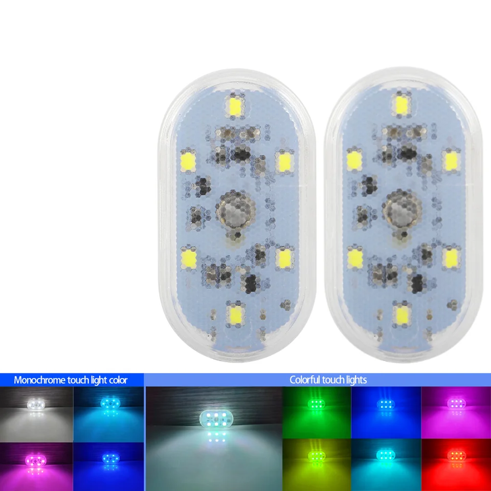 1 kus dotykový senzor USB LED interiérové ​​svetlo LED žiarovka Stropná lampa Reading Light Svetelné autá dekorácie strecha vnútorné osvetlenie